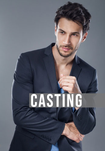Portrait of a fashion male model posing